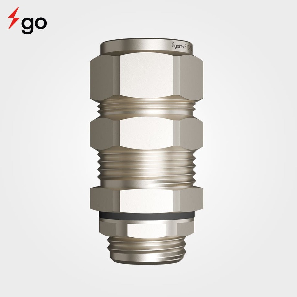 Кабельные вводы взрывозащищенные для бронированного и небронированного кабеля открыто проложенного с двумя контурами уплотнения серии В