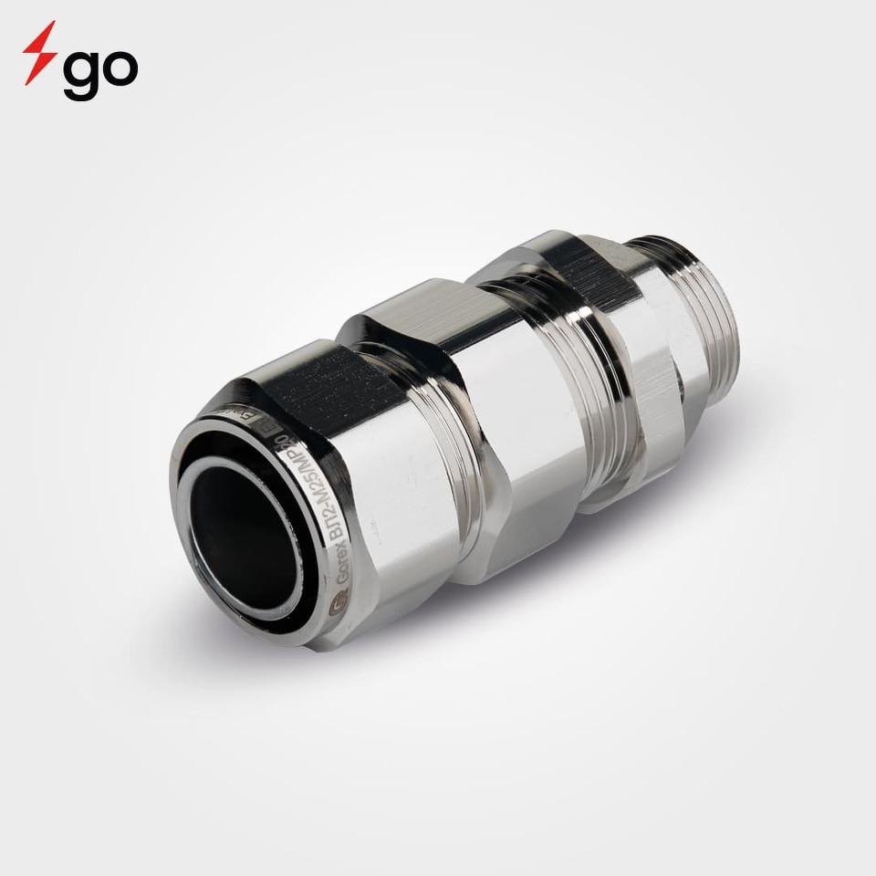 Кабельные вводы взрывозащищенные для бронированного и небронированного кабеля проложенного в металлорукаве с двумя контуром уплотнения серии В